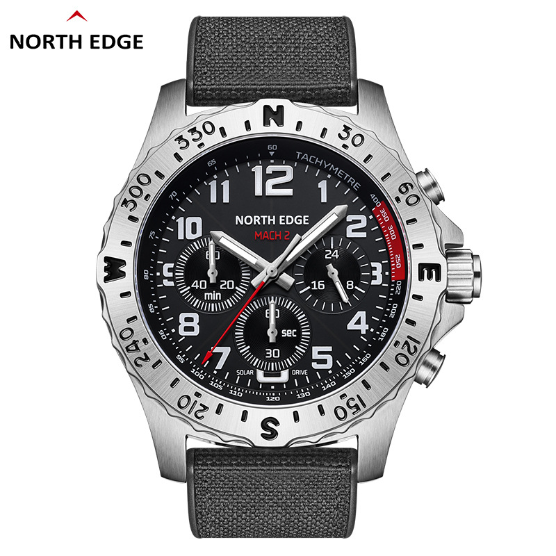 Smartwatch Premium Watches For Men - Zegarek męski NORTH EDGE, zasilany energią