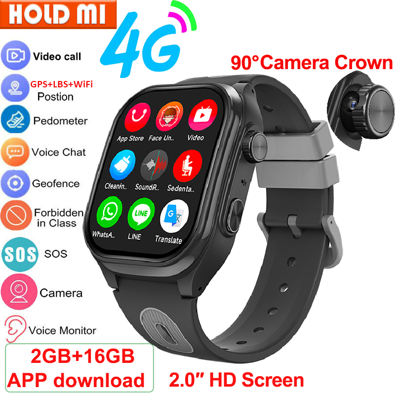 Smartwatch Watches For 12 Year Old Boy - Dziecięcy Smartwatch 4G GPS WIFI Połączenia