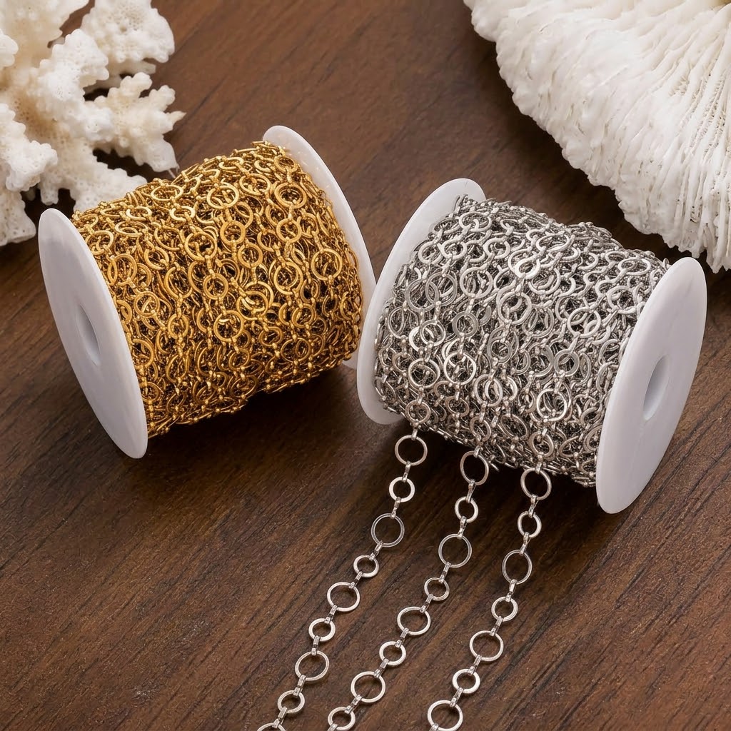 Bracelet Link Remover - 1 Metr Łańcuszka O-Ring ze Stali