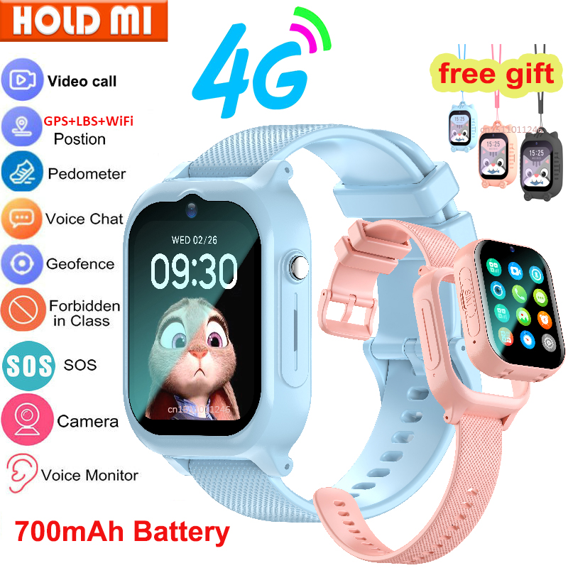Smartwatch Watches For Kid Boy Waterproof - Smartwatch Dziecięcy 4G GPS WIFI Połączenia