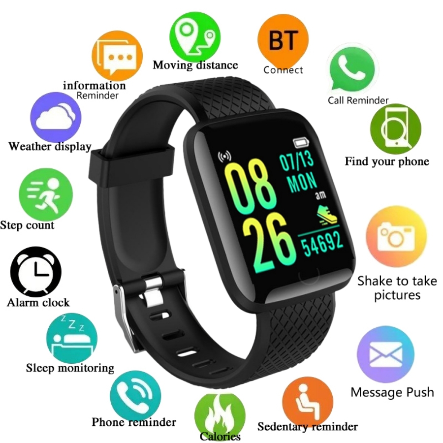 Watch Smart Y68 - Inteligentne zegarki Moda Sportowa bransoletka Wielofunkcyjne
