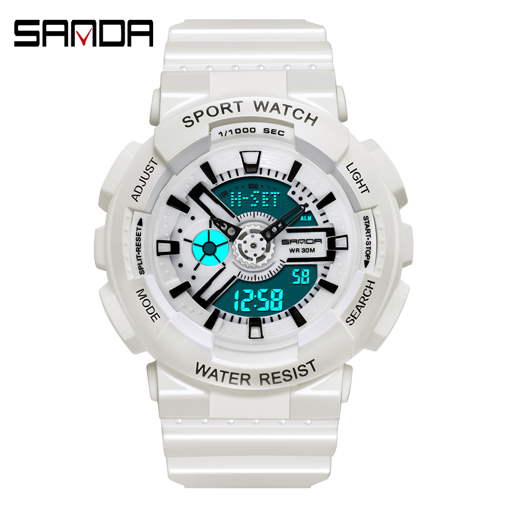 Chronograph Sport Watch - Moda Sanda Top marka odkryty Sport
