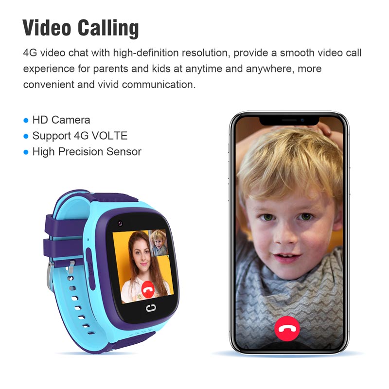 Smartwatch Watches For Kid Boy Waterproof - Smartwatch z funkcją telefonu, Android, 4G,