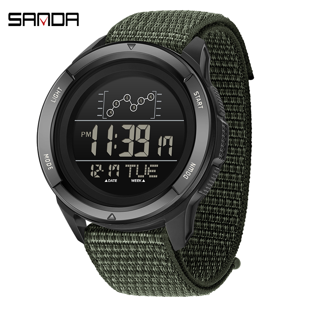 Tide Watch Surf - Zegarek elektroniczny SANDA Pasek nylonowy Cyfrowy