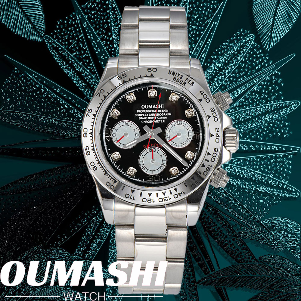 Chronograph Sport Watch - Luksusowy zegarek VK63 39,3 mm kwarcowy