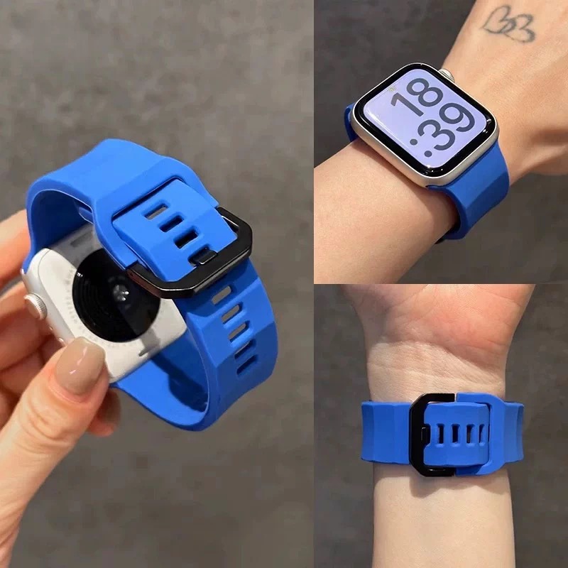 Smartwatch Premium Watches For Men - Wysokiej jakości miękki, falisty silikonowy pasek