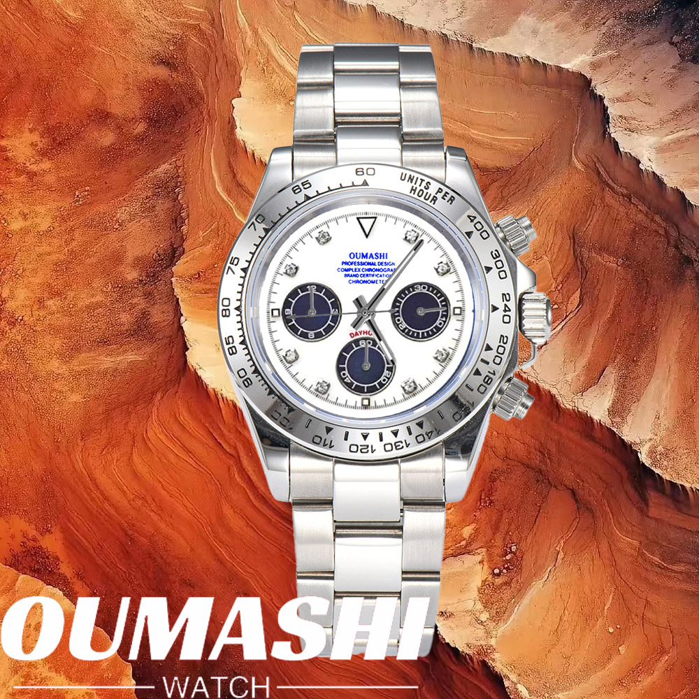 Chronograph Sport Watch - Luksusowe zegarki VK63 ze szkłem szafirowym,