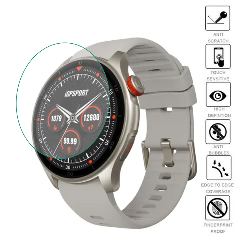 Smartwatch English - 5 sztuk TPU miękki Smartwatch przezroczysta