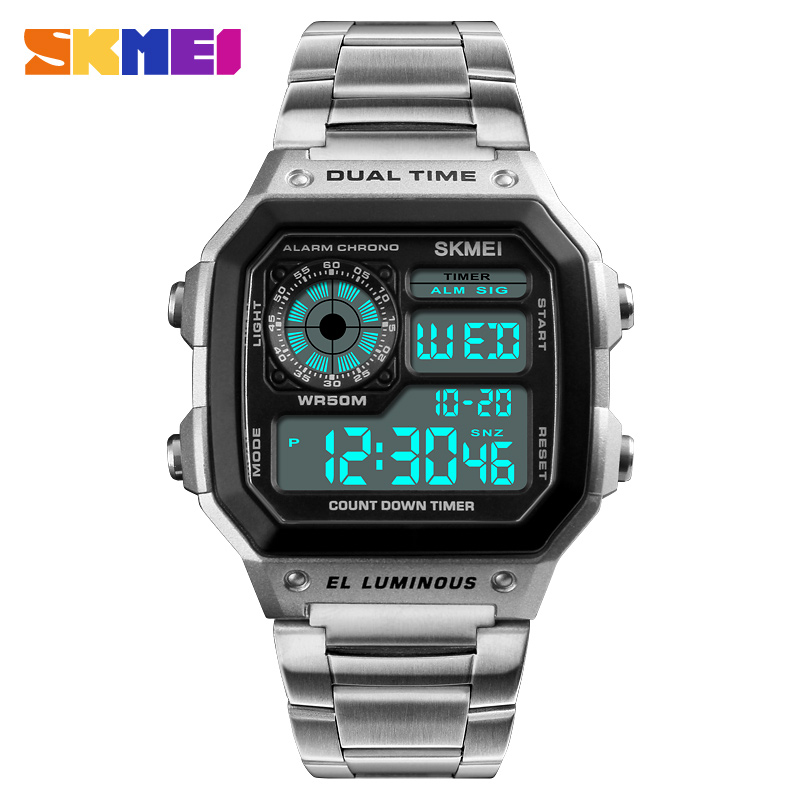 Tide Watch Surf - SKMEI 1335 cyfrowy zegarek dla mężczyzn