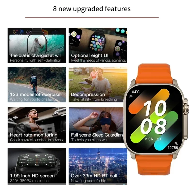 Nowy Smartwatch T10 Ultra 49mm – Smartwatch Watches Price recenzja i cena