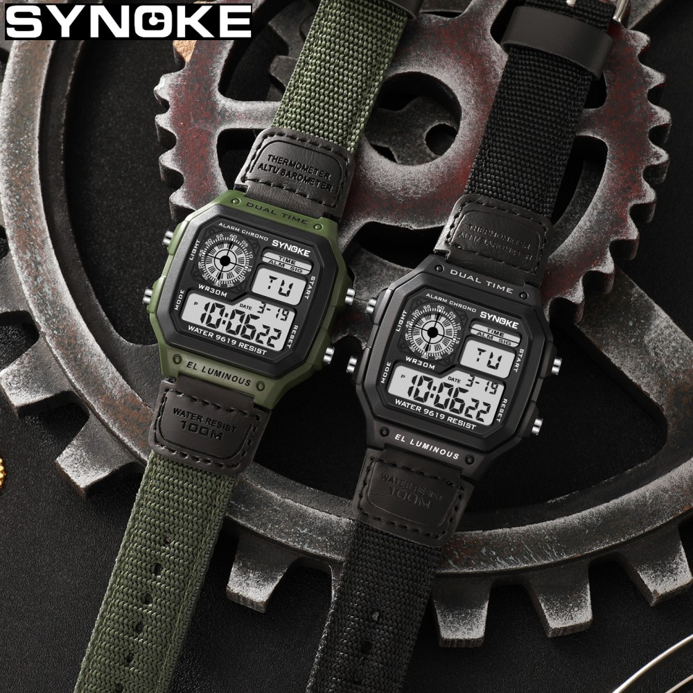 Synoke Outdoor wojskowy zegare – Tide Watch Surf recenzja i cena