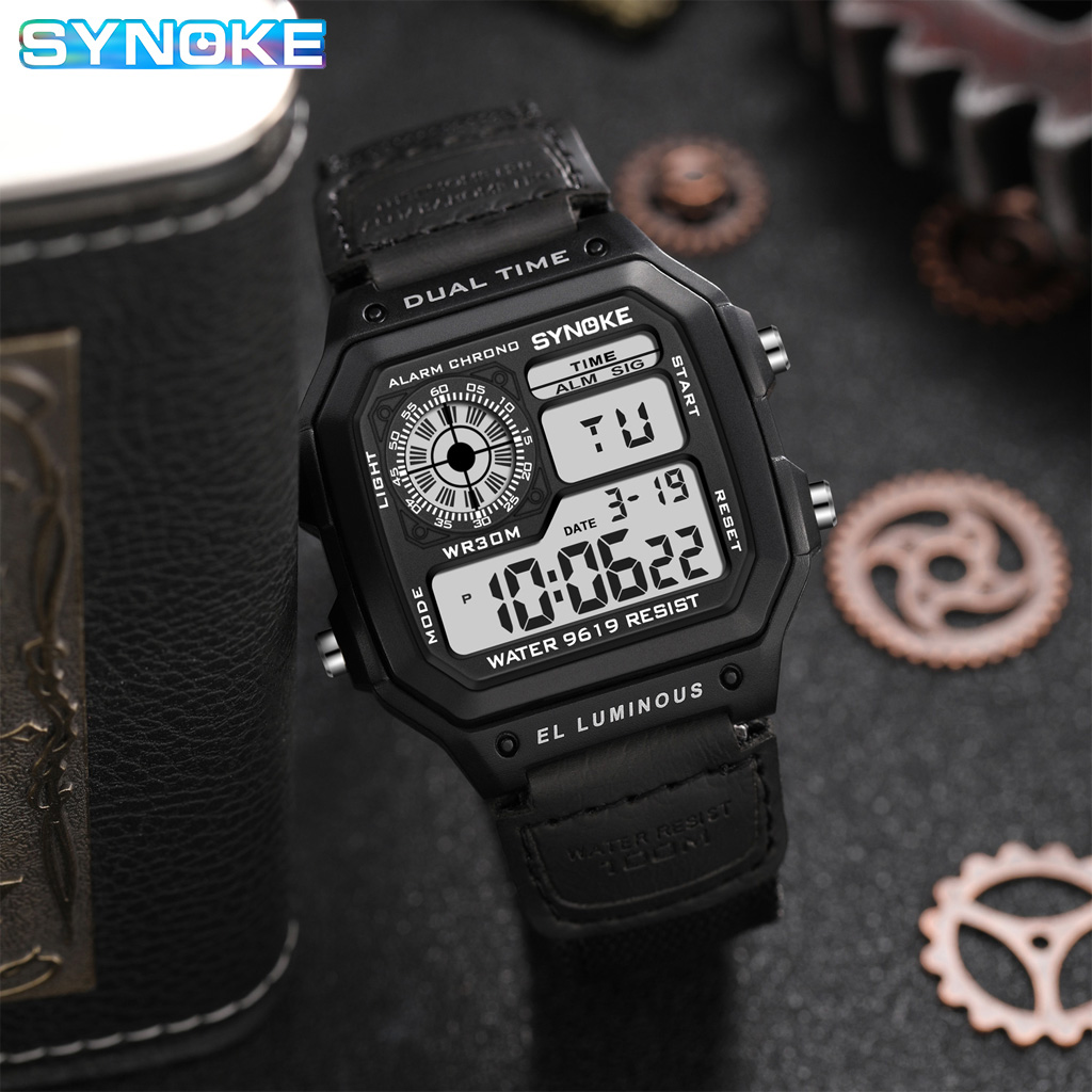Synoke Outdoor wojskowy zegare – Tide Watch Surf recenzja i cena