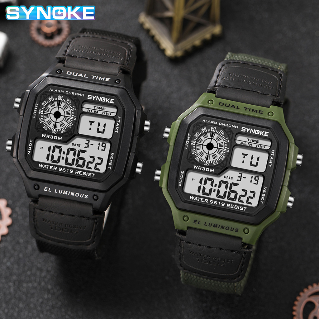 Synoke Outdoor wojskowy zegare – Tide Watch Surf recenzja i cena