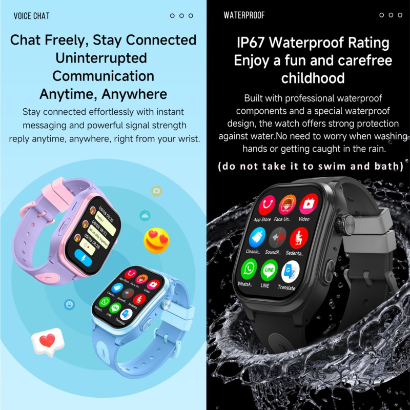 Dziecięcy Smartwatch 4G GPS WI – Smartwatch Watches For 12 Year Old Boy recenzja i cena