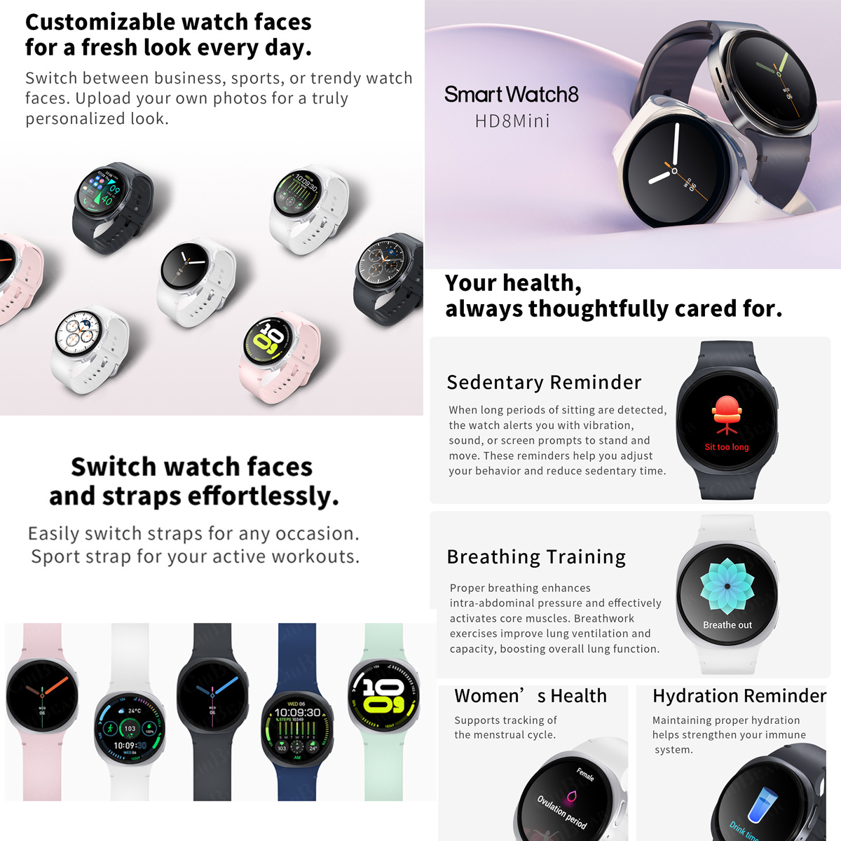 Nowe smartwatche 2026 8 Mini G – Smartwatch Watches Price recenzja i cena