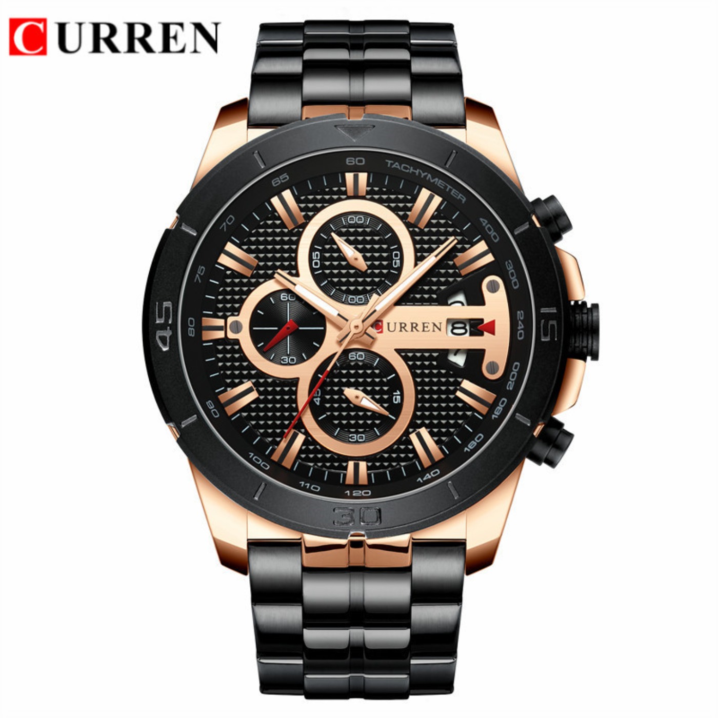 Zegarek męski CURREN Wodoodpor – Chronograph Sport Watch recenzja i cena