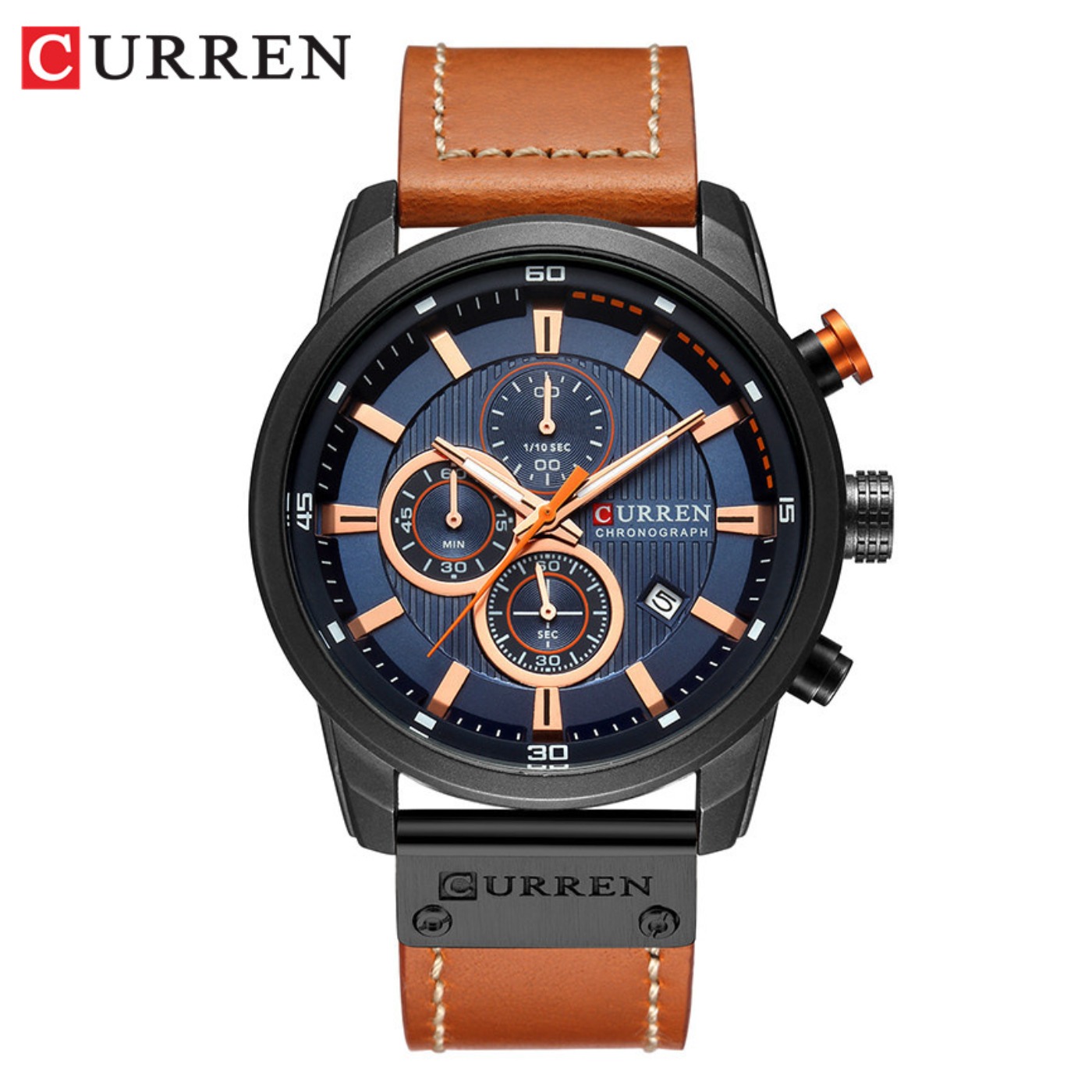 Zegarki męskie CURREN Fashion  – Chronograph Sport Watch recenzja i cena