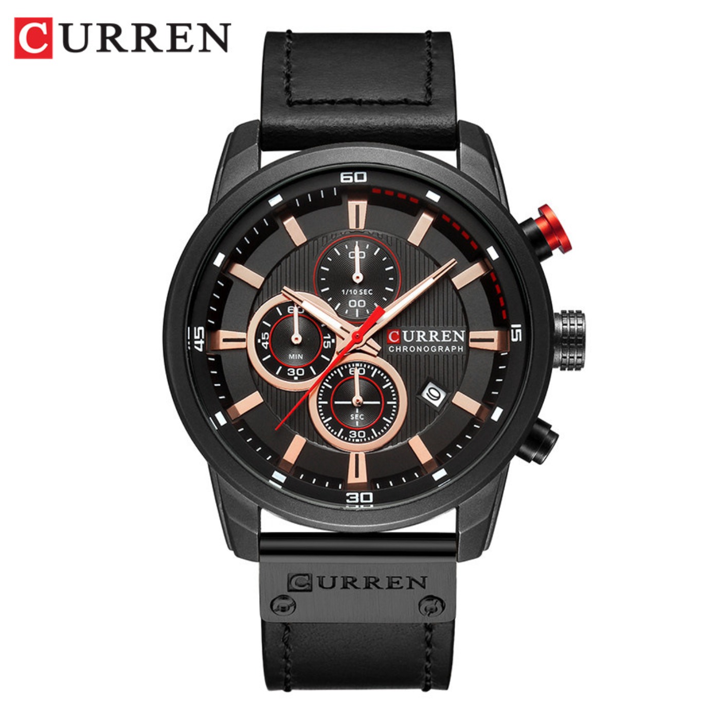 Zegarki męskie CURREN Fashion  – Chronograph Sport Watch recenzja i cena