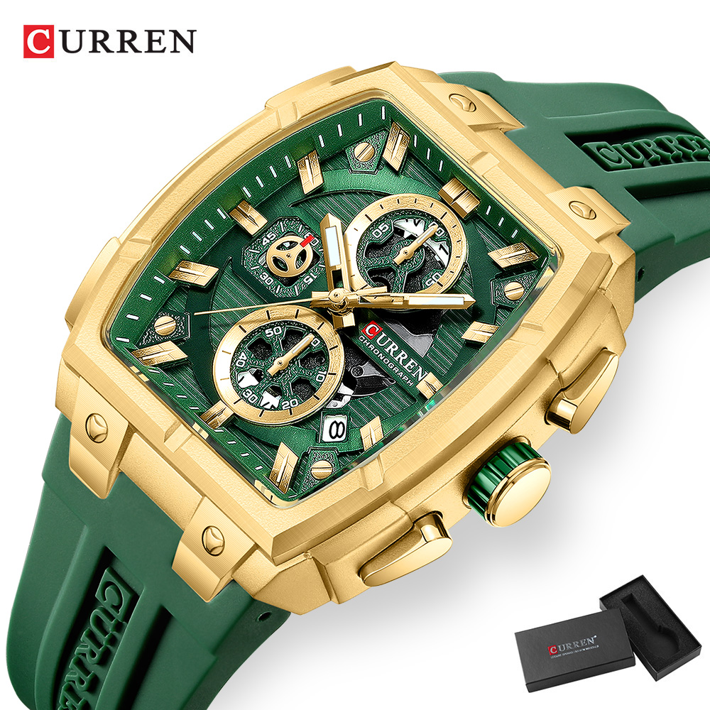CURREN Luksusowy Zegarek Męski – Chronograph Sport Watch recenzja i cena
