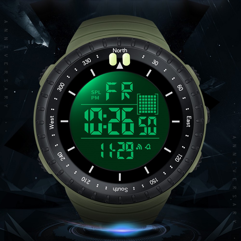 SYNOKE Outdoor wojskowy cyfrow – Tide Watch Surf recenzja i cena