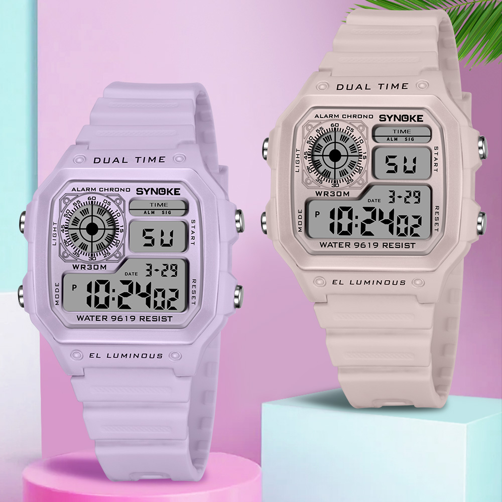 SYNOKE zegarki cyfrowe Lady Sp – Tide Watch Surf recenzja i cena