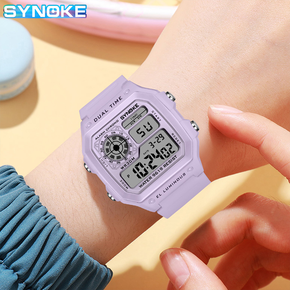 SYNOKE zegarki cyfrowe Lady Sp – Tide Watch Surf recenzja i cena