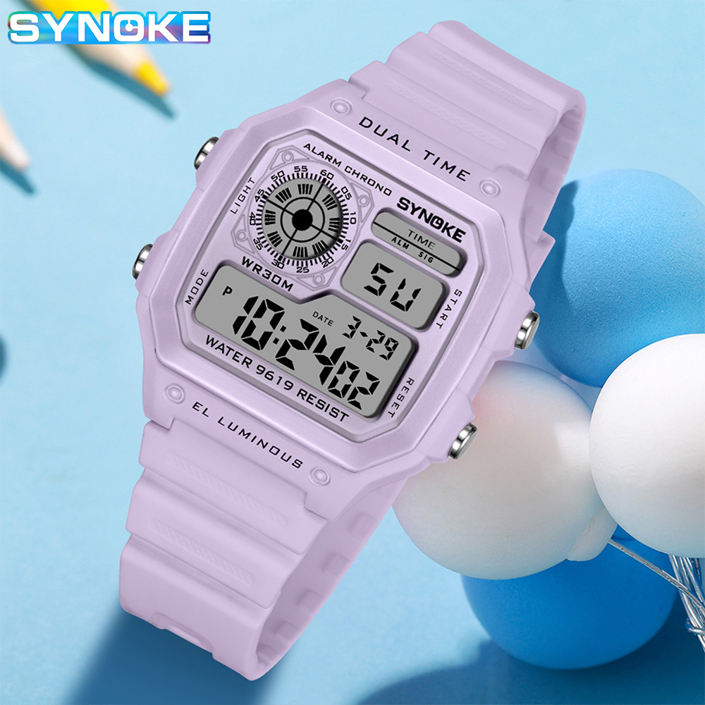 SYNOKE zegarki cyfrowe Lady Sp – Tide Watch Surf recenzja i cena