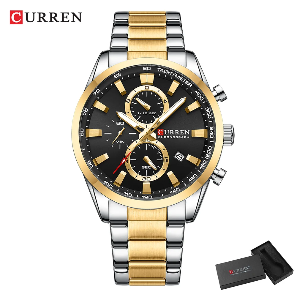 CURREN Casual Quartz Chrono Sp – Chronograph Sport Watch recenzja i cena