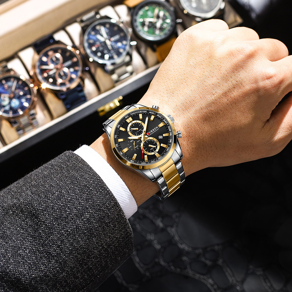 CURREN Casual Quartz Chrono Sp – Chronograph Sport Watch recenzja i cena