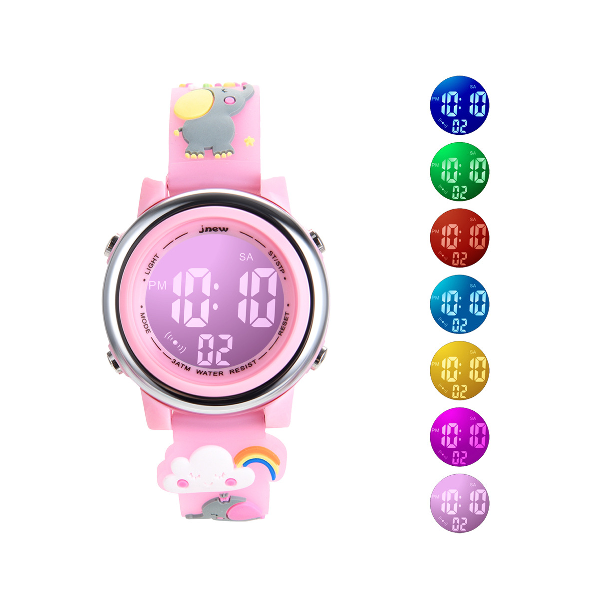 UTHAI H120 dziecięcy zegarek s – Smartwatch Digital Watches For Kid Boy With Alarm recenzja i cena