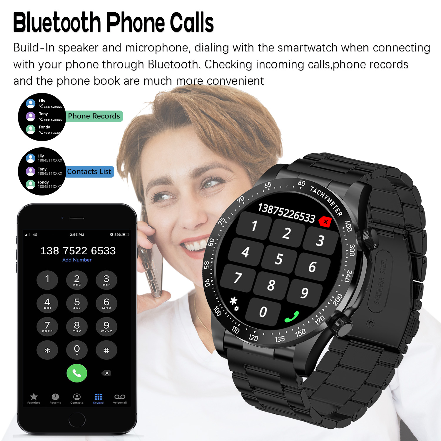ROLLSTIMI Premium Smartwatch d – Smartwatch Premium Watches For Men recenzja i cena
