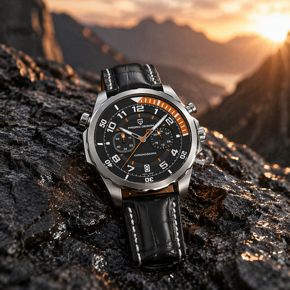 PAGANI DESIGN Klasyczny skórza – Chronograph Sport Watch recenzja i cena