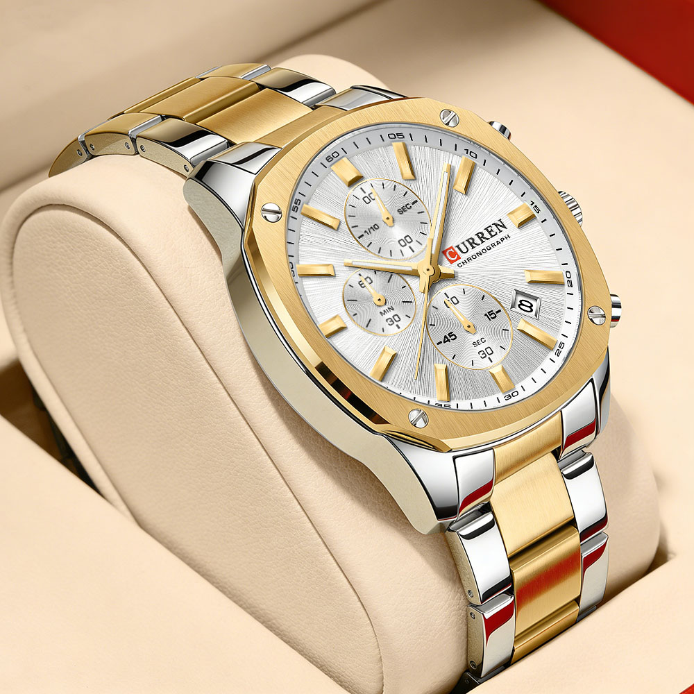 CURREN Nowoczesny męski zegare – Chronograph Sport Watch recenzja i cena