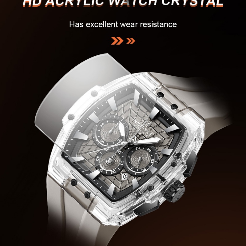 Zegarki męskie NAVIFORCE, spor – Chronograph Sport Watch recenzja i cena