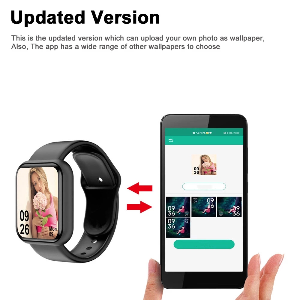 Inteligentny zegarek Kobiety M – Watch Smart Y68 recenzja i cena
