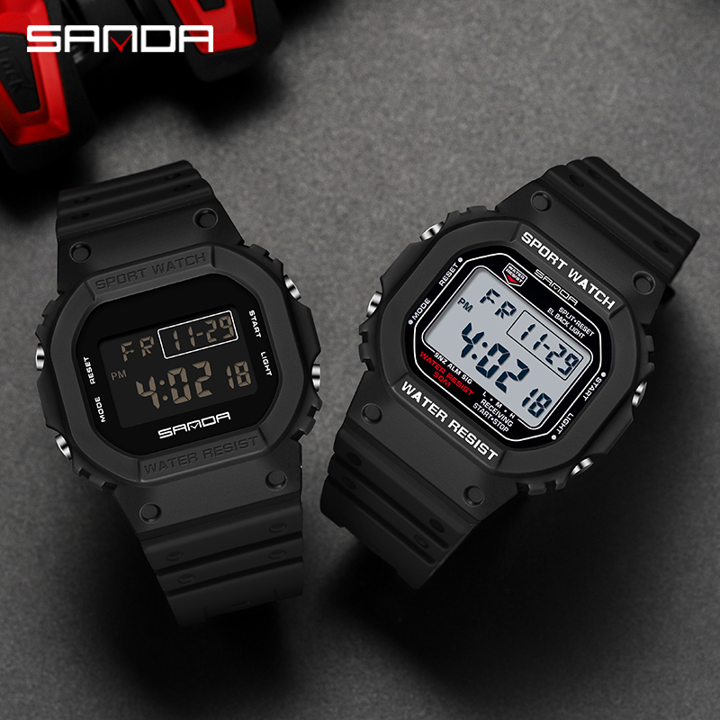 SANDA G Style Cyfrowy zegarek  – Tide Watch Surf recenzja i cena