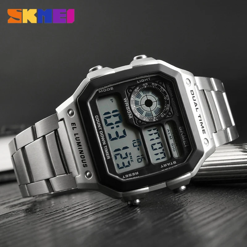 SKMEI 1335 cyfrowy zegarek dla – Tide Watch Surf recenzja i cena