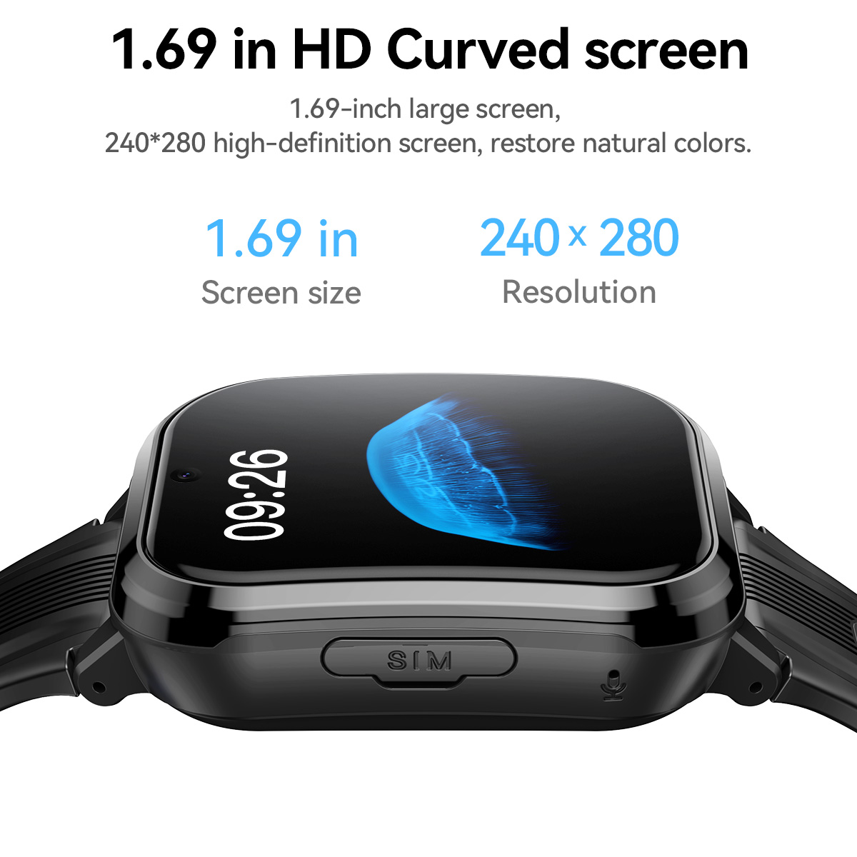 HOCO Y108 1.69-calowy zakrzywi – Smartwatch Watches For Kid Boy Waterproof recenzja i cena